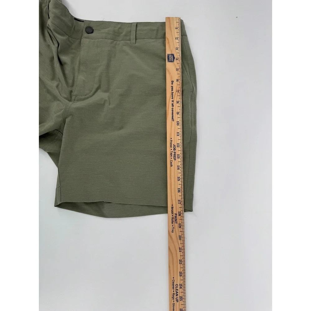 Faherty All Day Shorts Mens 36 Olive Green 7